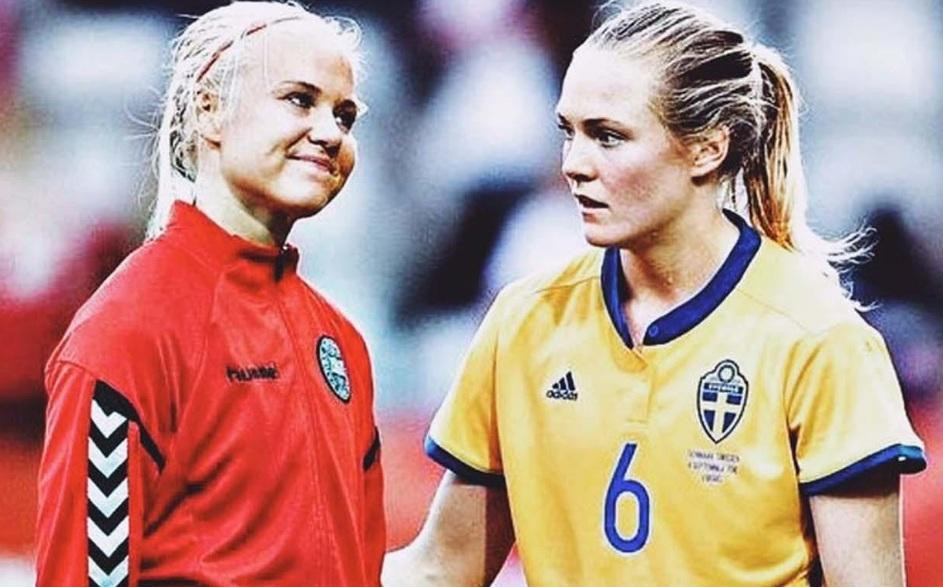 Magdalena Eriksson y Pernille Harder - Fútbol femenino