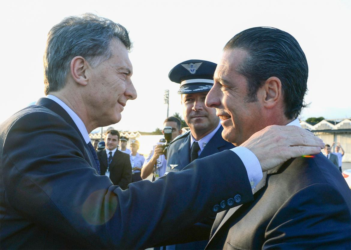 Presidente argentino Mauricio Macri y Carlos Magariños, embajador argentino en Brasil renunciante, política, NA