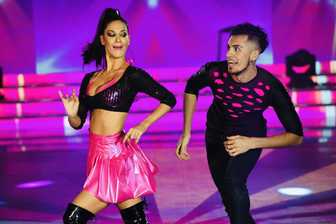 Silvina Escudero en la cumbia del Super Bailando 2019 (Prensa)