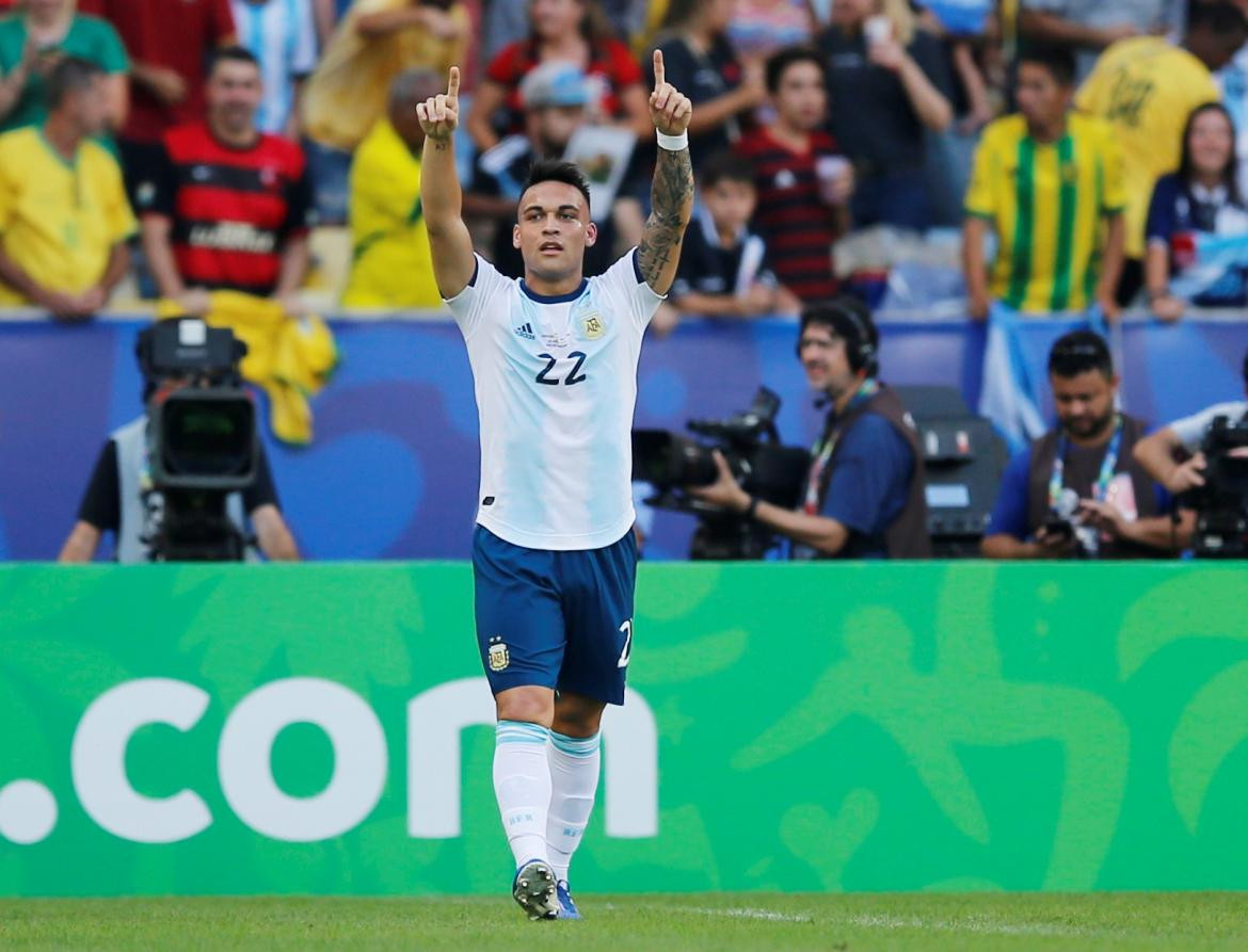 Copa América, Argentina vs. Venezuela, Lautaro Martínez, fútbol, Reuters	