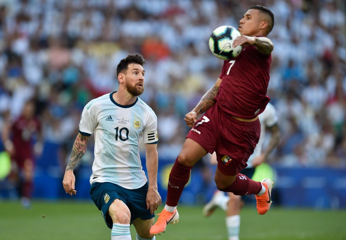 Copa América, Argentina vs. Venezuela, Lionel Messi, fútbol, Reuters