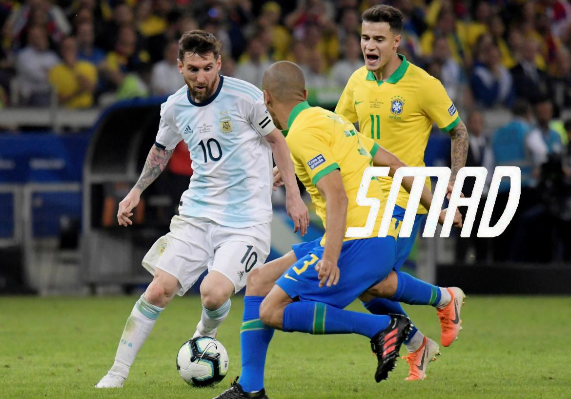Copa América 2019 - Argentina vs. Brasil - Rating de SMAD