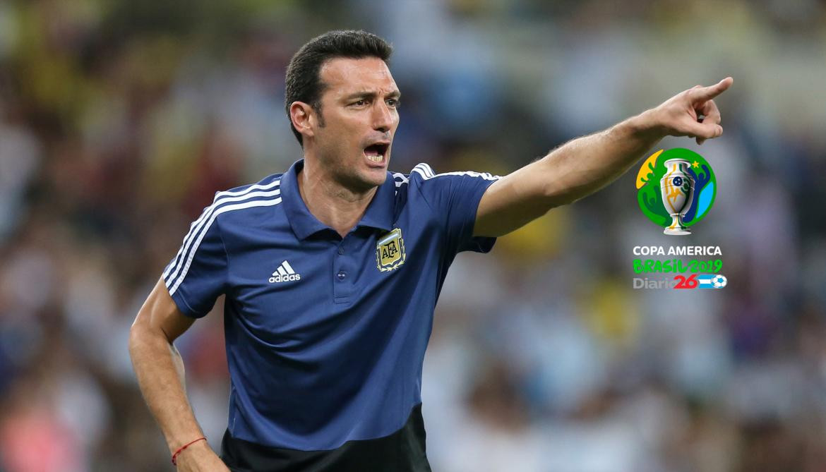 Lionel Scaloni en la Copa América (Reuters)