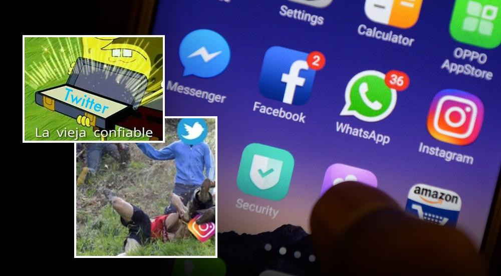 Tras caída de Instagram, Whatsapp y Facebook, llegaron los mejores memes a Twitter	