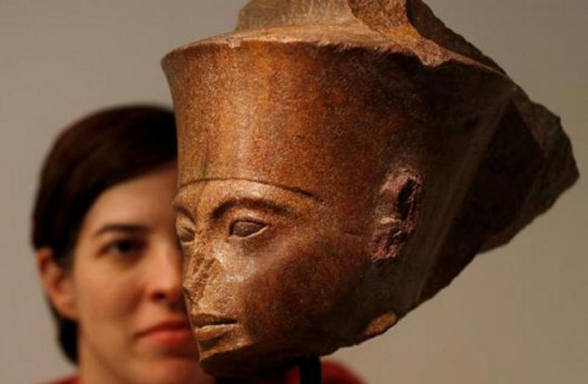 Busto de Tutankamón reclamado por Egipto fue subastado en U$S 6 millones