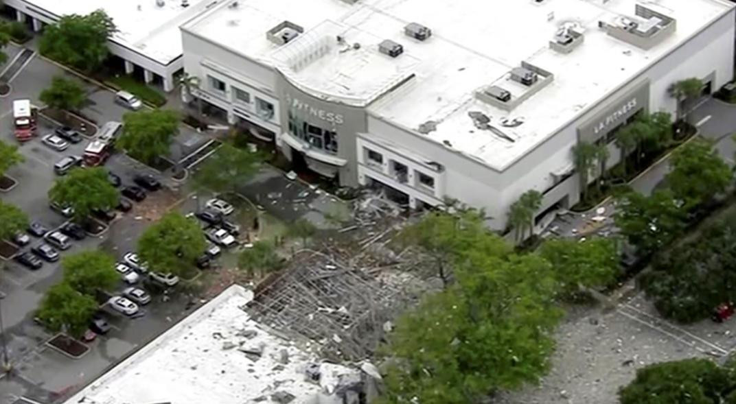 Explotó un centro comercial en Florida, hay varios heridos