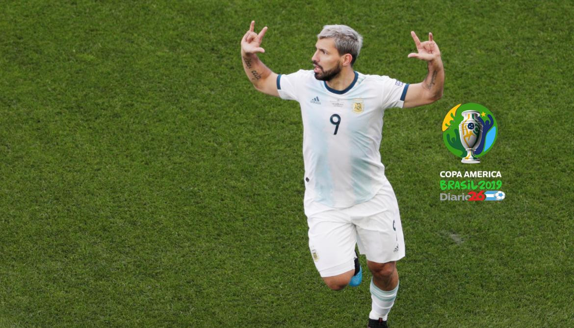 Copa América 2019, Argentina vs Chile, gol de Kun Aguero, deportes, Reuters	