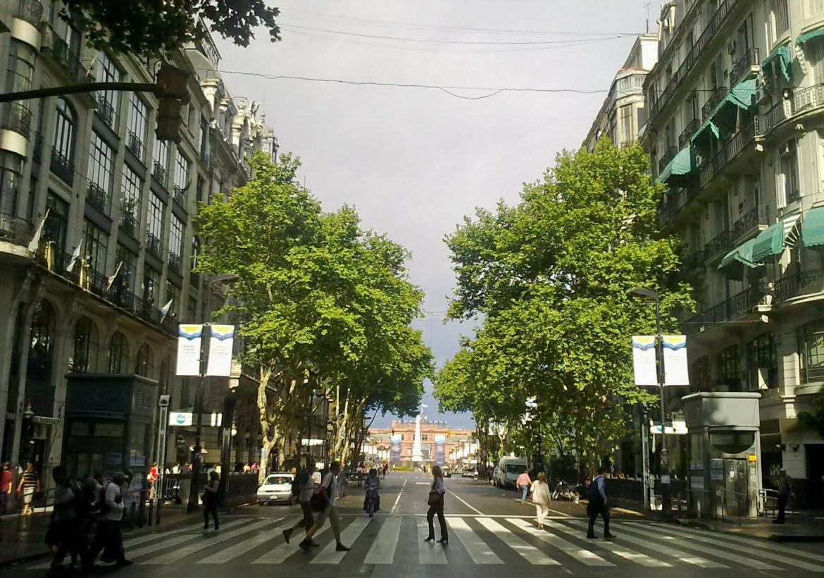 Avenida de Mayo - celebración
