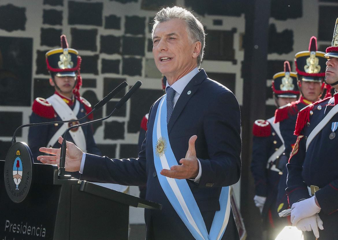 Acto de Mauricio Macri en Tucumán por el Día de la Independencia (Agencia NA)