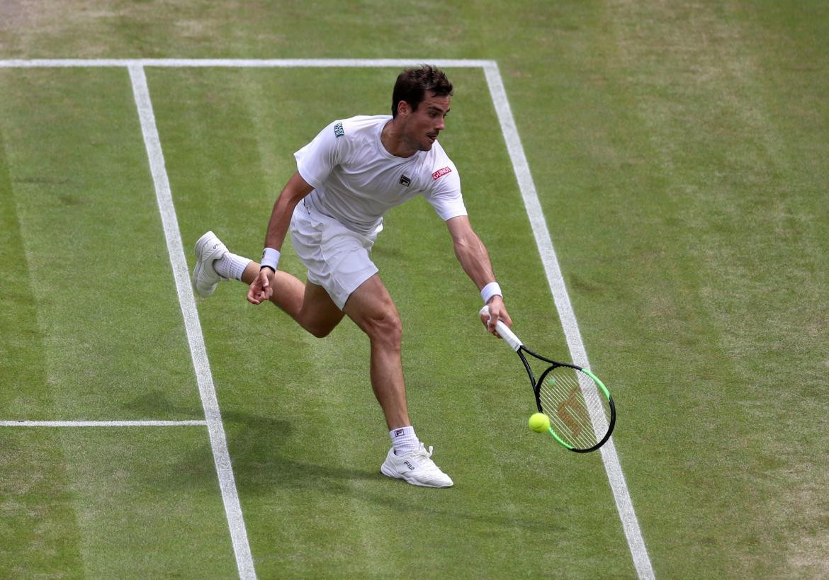 Guido Pella en Wimbledon (Reuters)