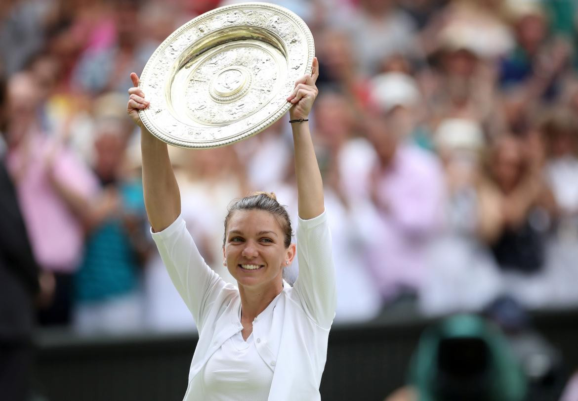 Wimbledon: la rumana Simona Halep vence a Serena Williams de los EE.UU, REUTERS	
