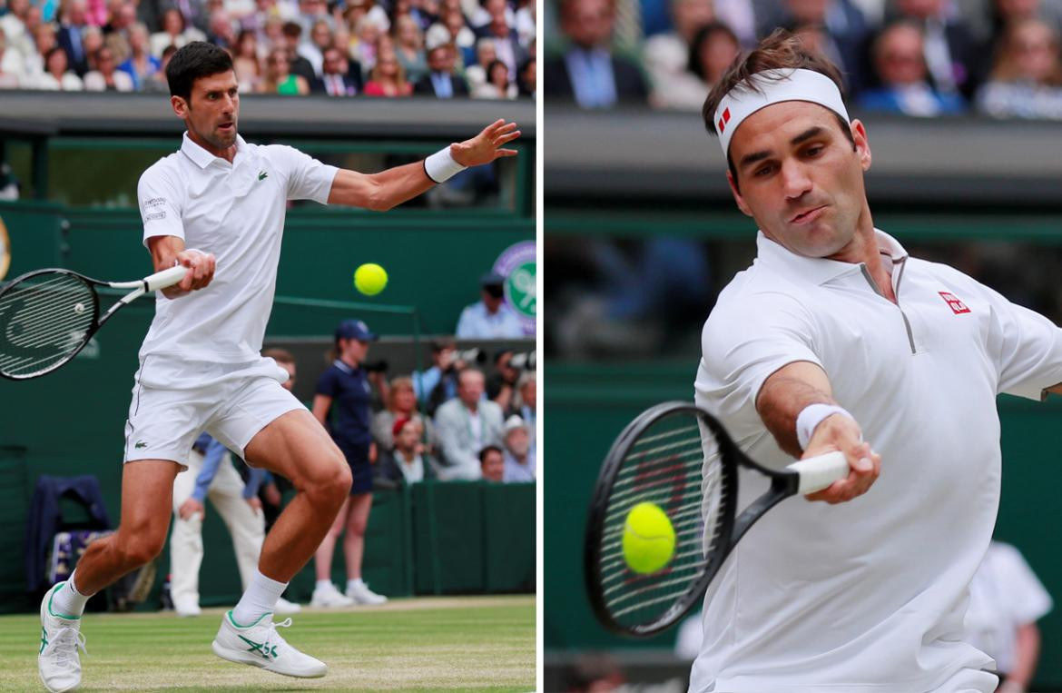 Djokovic vs. Federer, tenis, Wimbledon, Reuters	