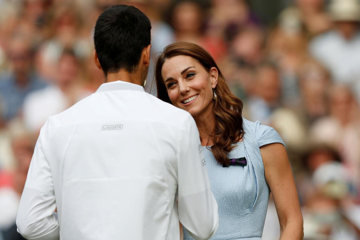 Kate Middleton entregando trofeos, Wimbledon Reuters