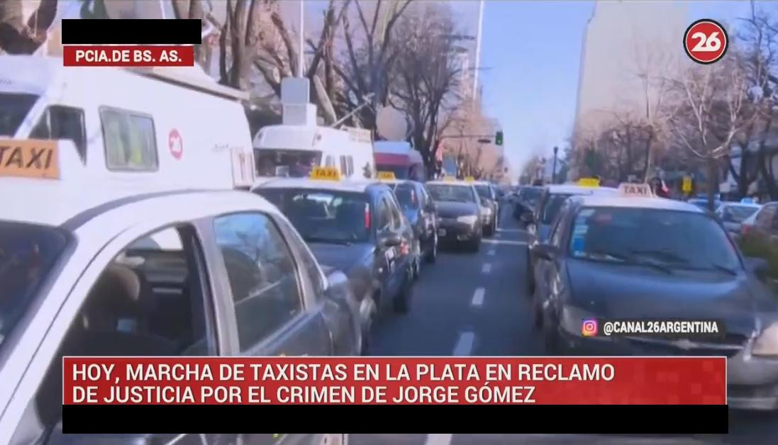 Marcha taxistas - Canal 26