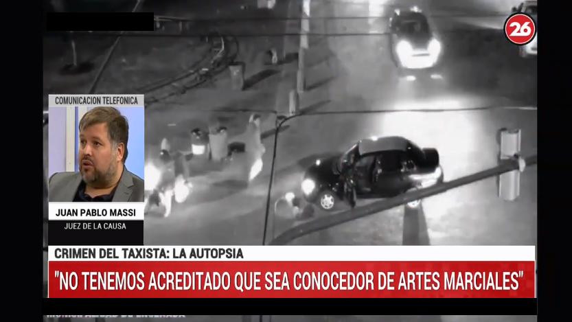 Juan Pablo Massi, juez de la causa de taxista asesinado - Canal 26
