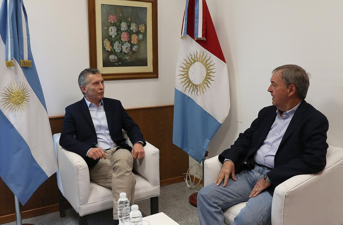 Mauricio Macri junto a Juan Schiaretti, gobernador de Córdoba, Agencia NA