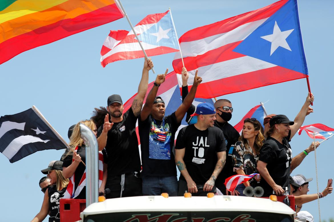 Protestas en Puerto Rico contra la homofobia, marcha, Ricky Martin, Residente,Reuters