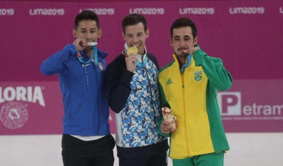 Juan Sánchez, medalla de oro en patín artístico en los Juegos Panamericanos 2019