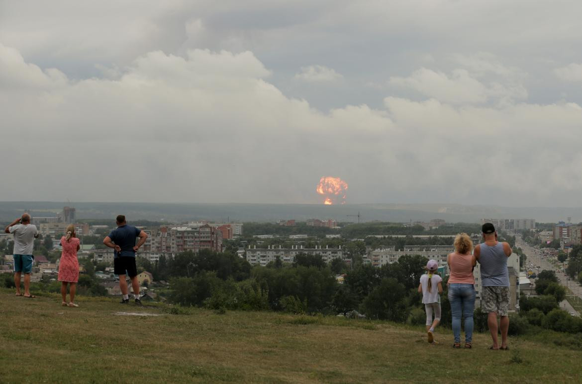 Rusia, explosión de un arsenal militar en Siberia, REUTERS