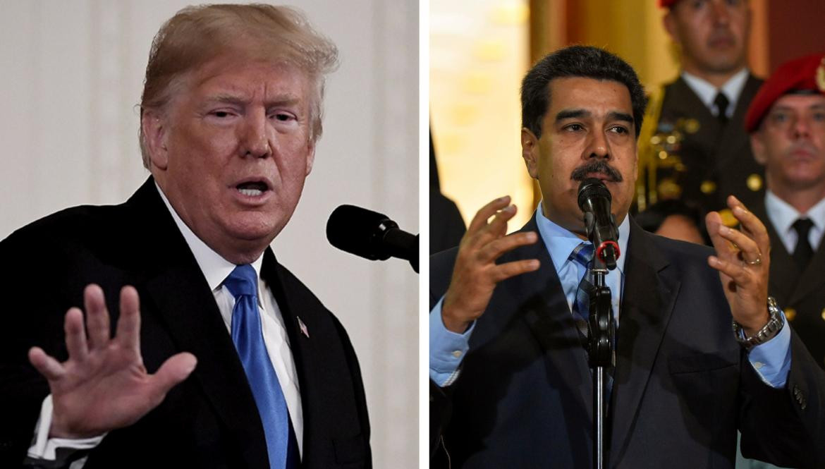Donald Trump y Nicolás Maduro