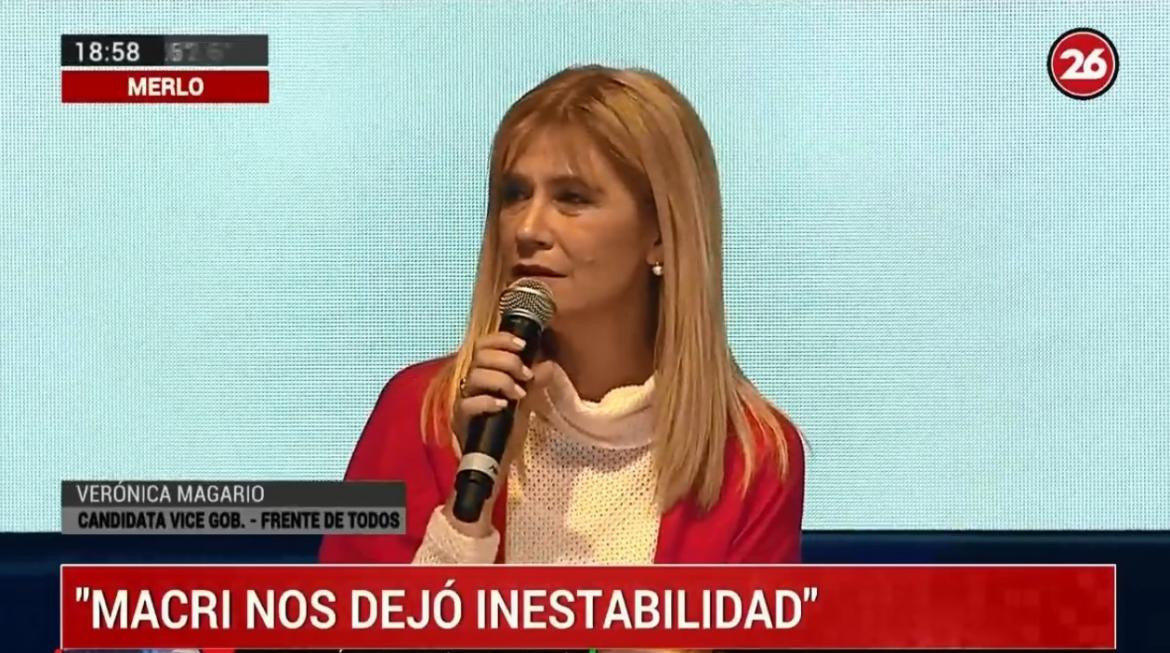 Verónica Magario, Elecciones 2019, PASO, Merlo