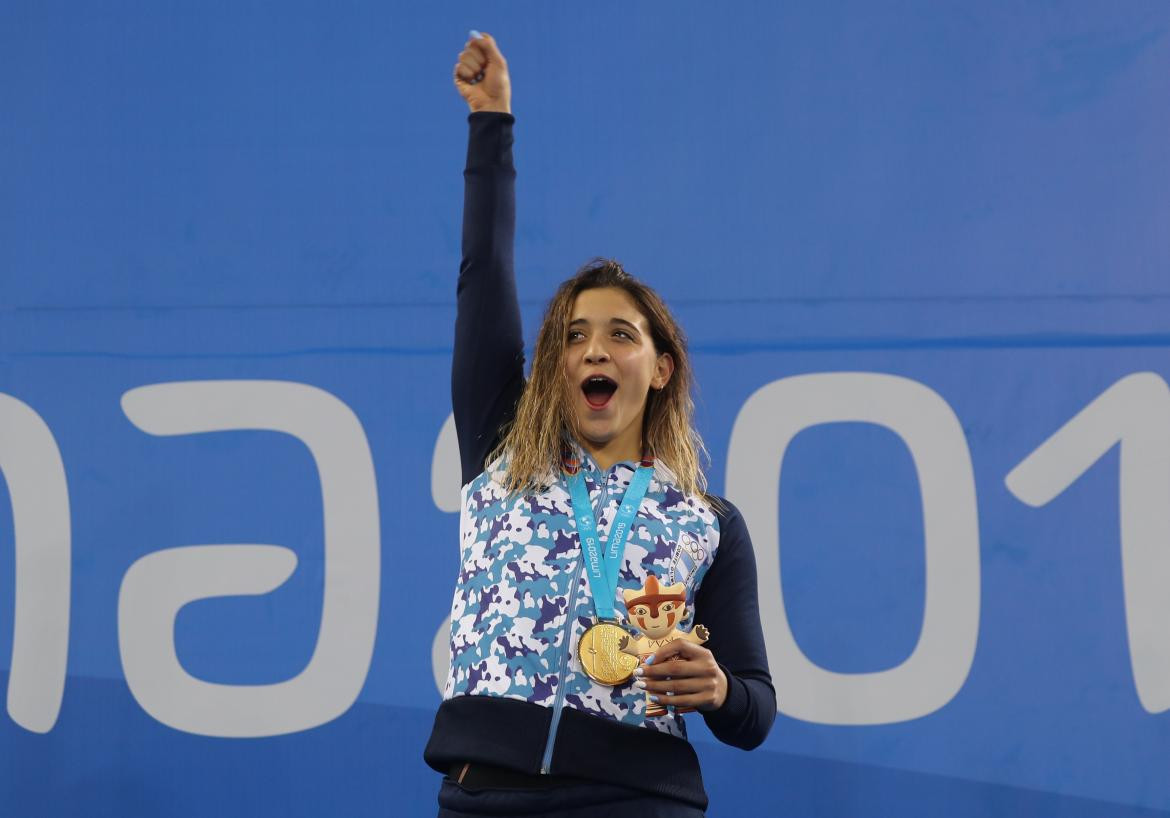 Delfina Pignatiello, Juegos Panamericanos 2019, REUTERS