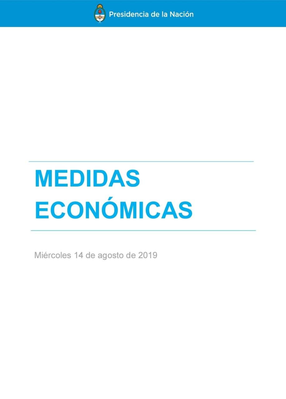 Paquete de medidas económicas anunciadas por Mauricio Macri - Parte 1