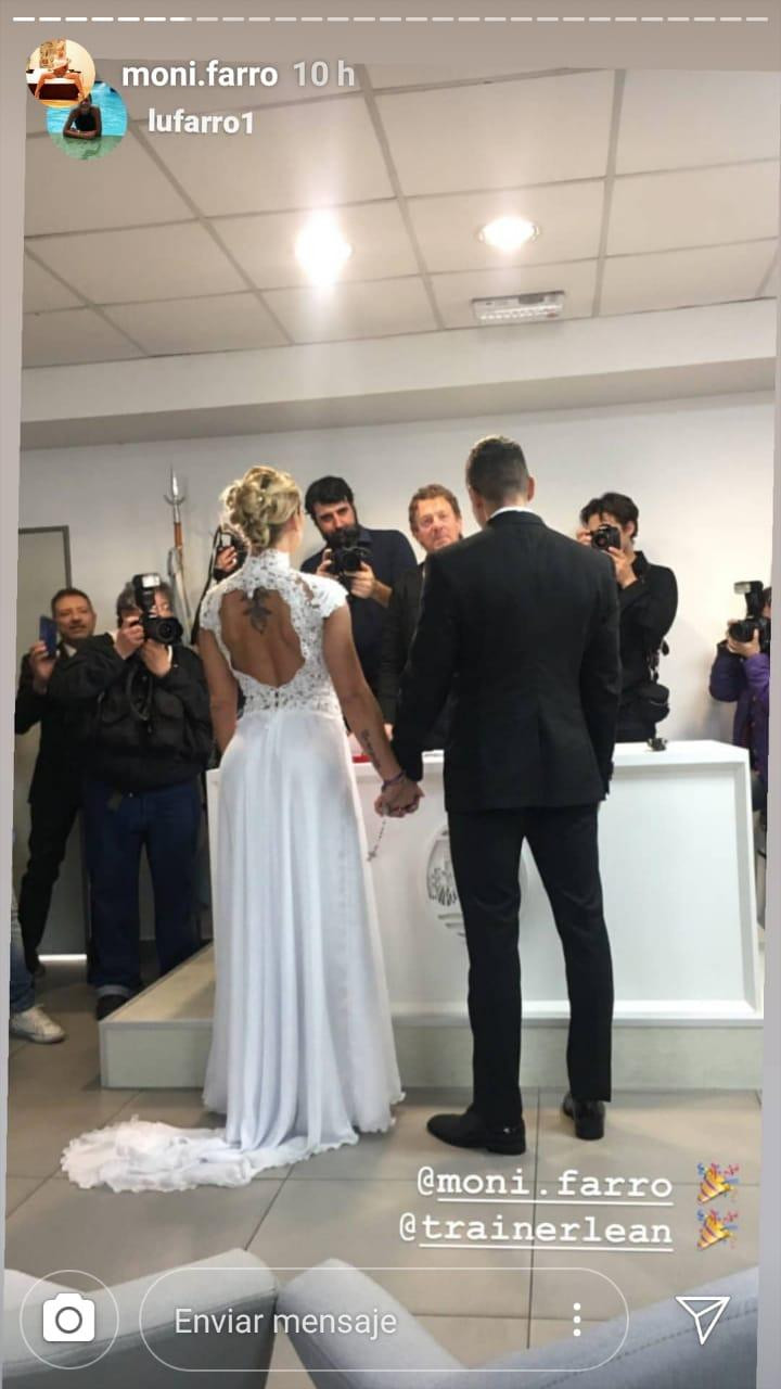 Casamiento de Mónica Farro, fotos, celebración