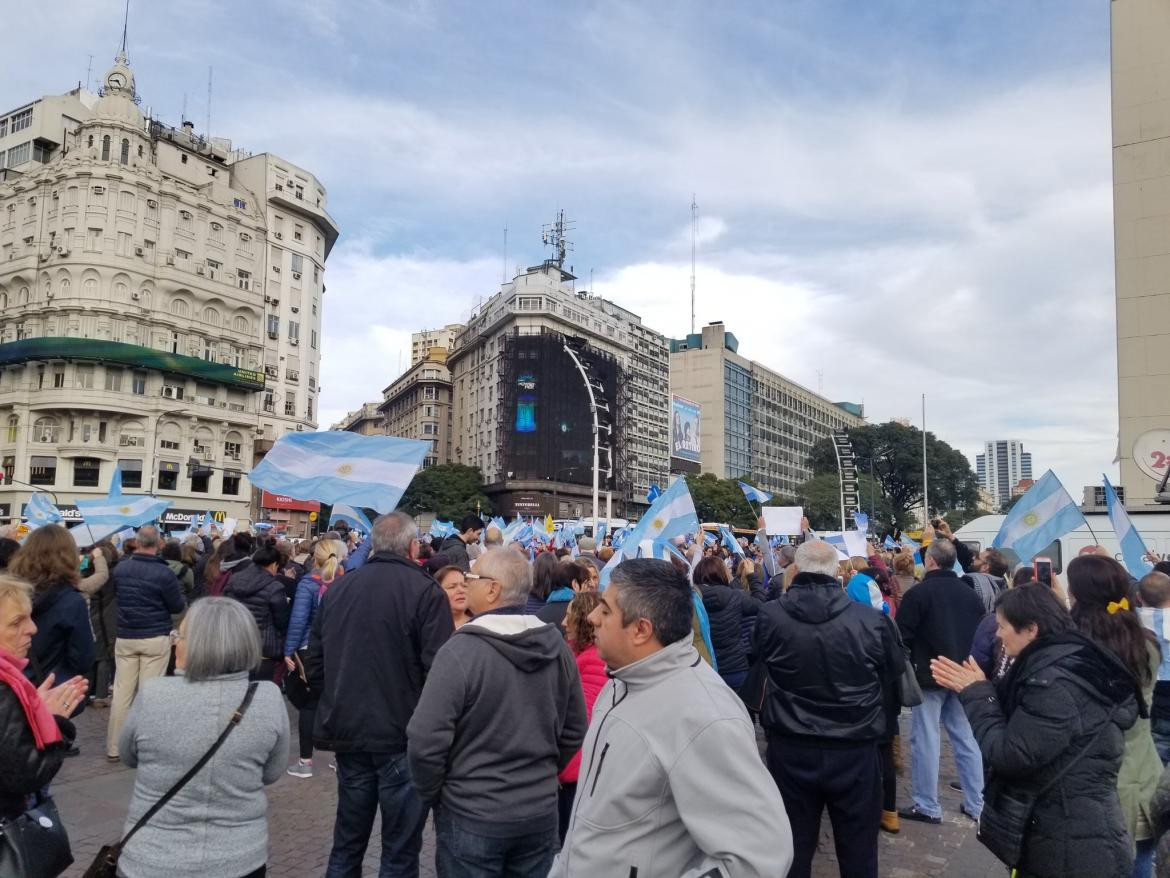 Marcha a favor de Macri, Buenos Aires, #24A