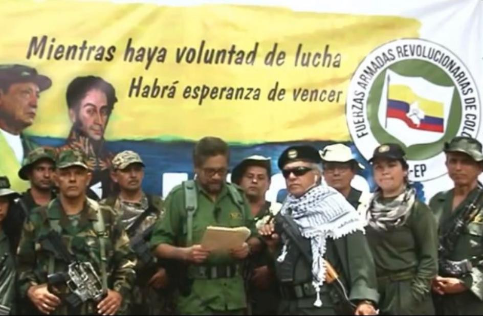 Anuncio de la FARC que retoma la lucha armada