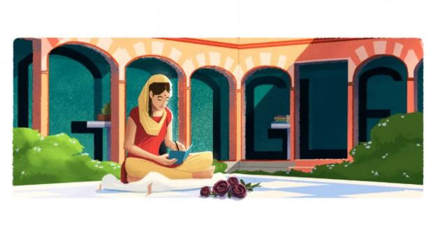 Amrita Pritam, Google, doodle