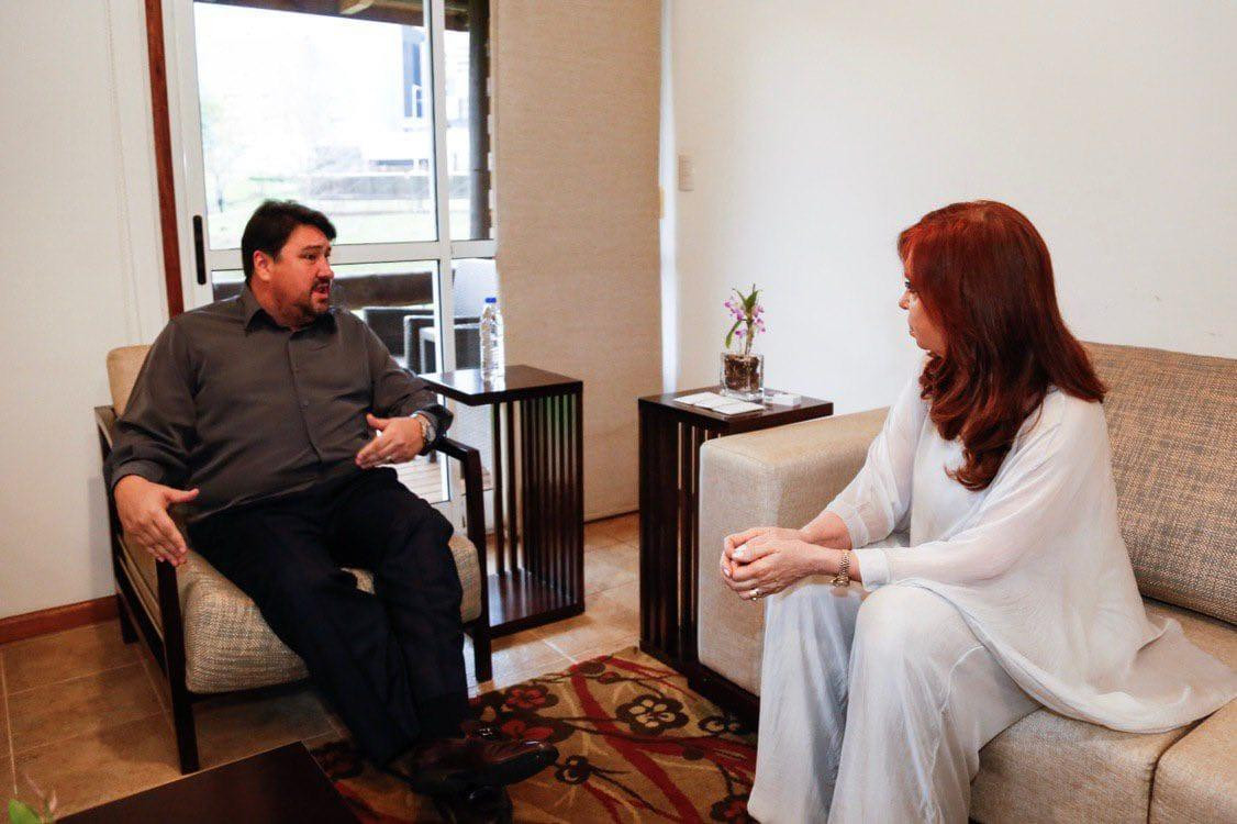 Cristina Kirchner en Misiones junto a Maurice Closs, ex presidente de Paraguay