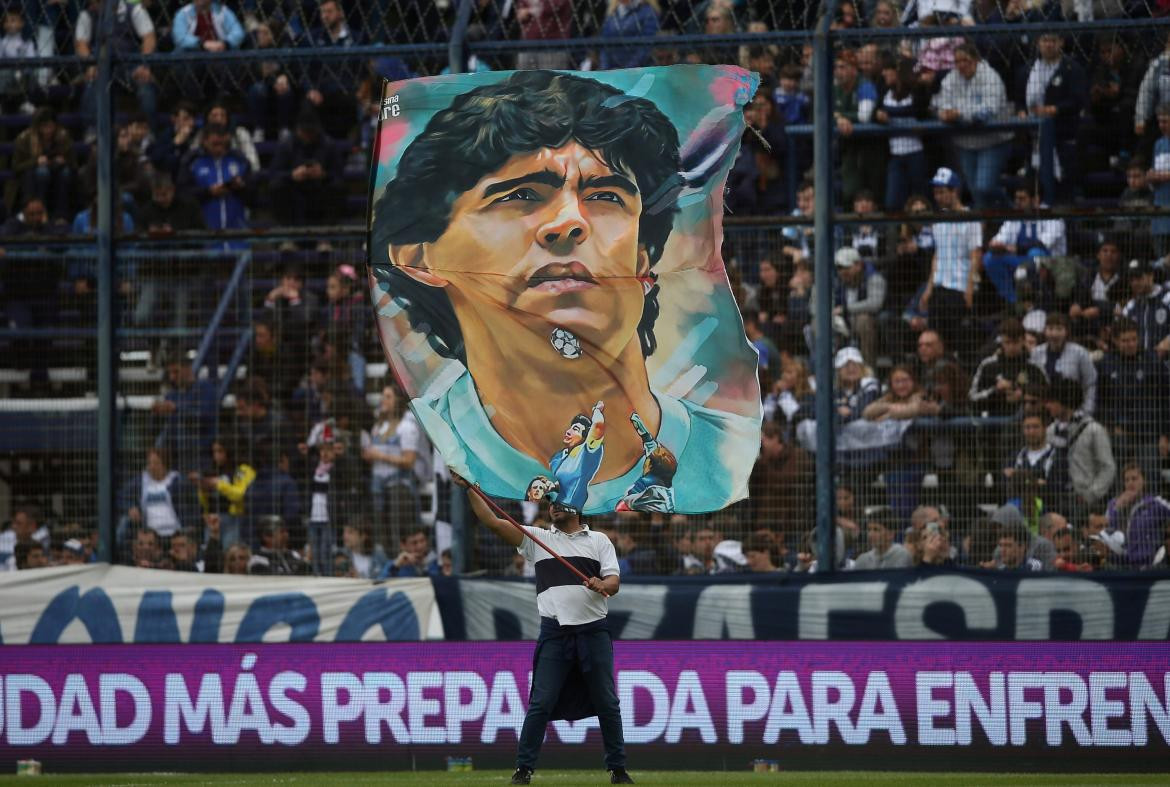 Presentación de Diego Maradona en Gimnasia La Plata, REUTERS