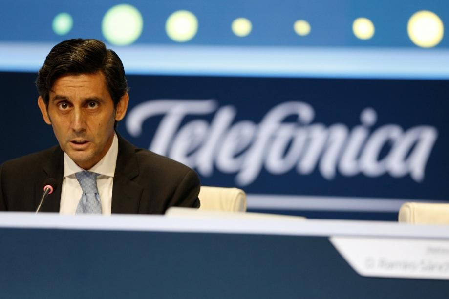 José María Álvarez, presidente de Telefónica, REUTERS