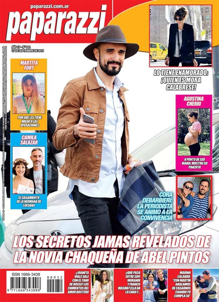 Tapas de revistas, Revista Paparazzi, 17 de septiembre de 2019, Abel Pintos	