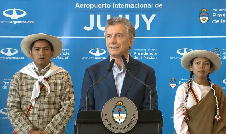 Mauricio Macri, inauguración en Jujuy, Elecciones 2019