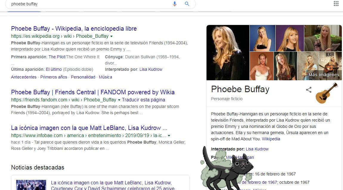 Friends, 25 años, Phoebe Buffay