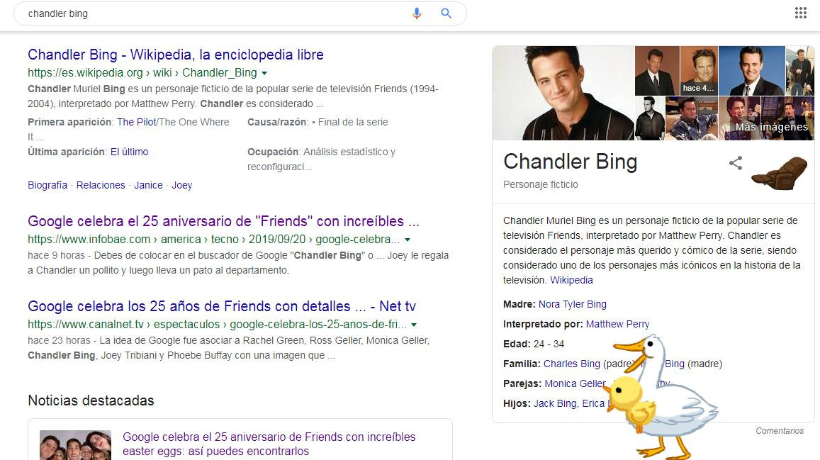 Friends, 25 años, Chandler Bing
