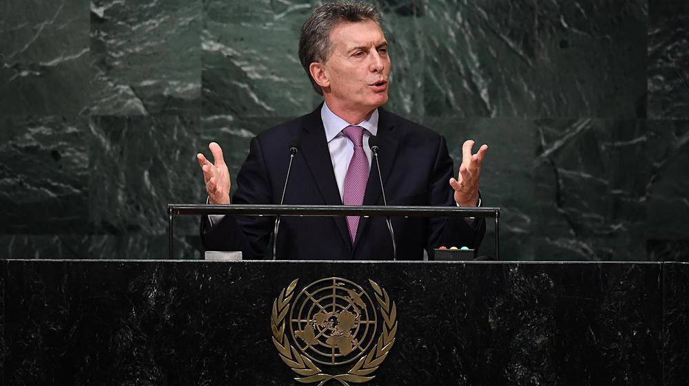 Mauricio Macri, ONU