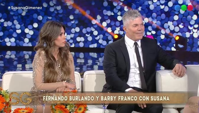 Barby Franco y Burlando en lo de Susana Giménez, video