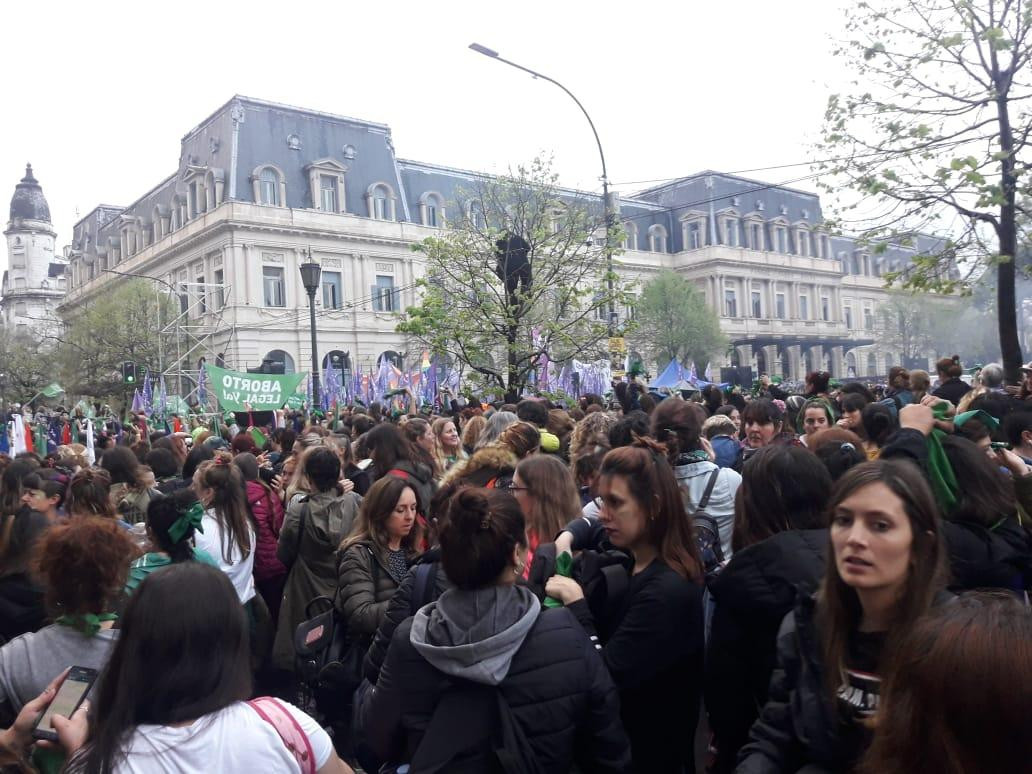 Encuentro Nacional de Mujeres, La Plata, marcha