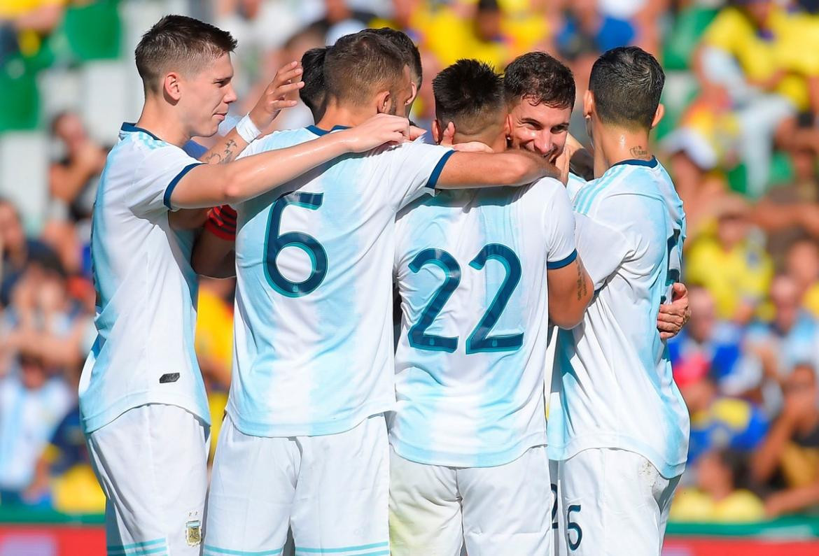 Selección Argentina vs Ecuador, amistoso