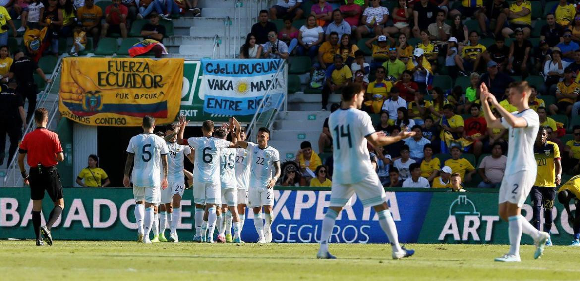 Argentina vs Ecuador, amistoso