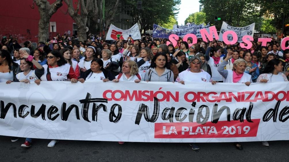 Encuentro Nacional de Mujeres, marcha La Plata