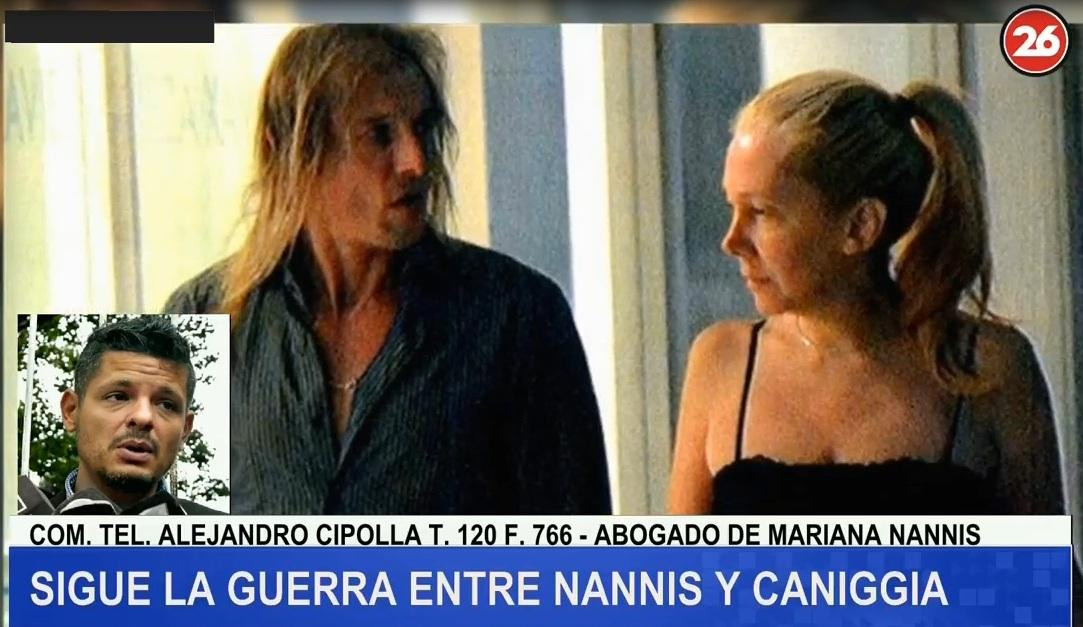 Alejandro Cipolla, abogado, por conflicto entre Mariana Nannis y Claudio Caniggia, CANAL 26