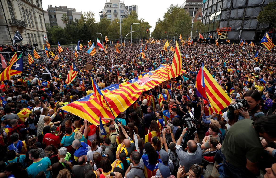 Protestas en Barcelona, REUTERS