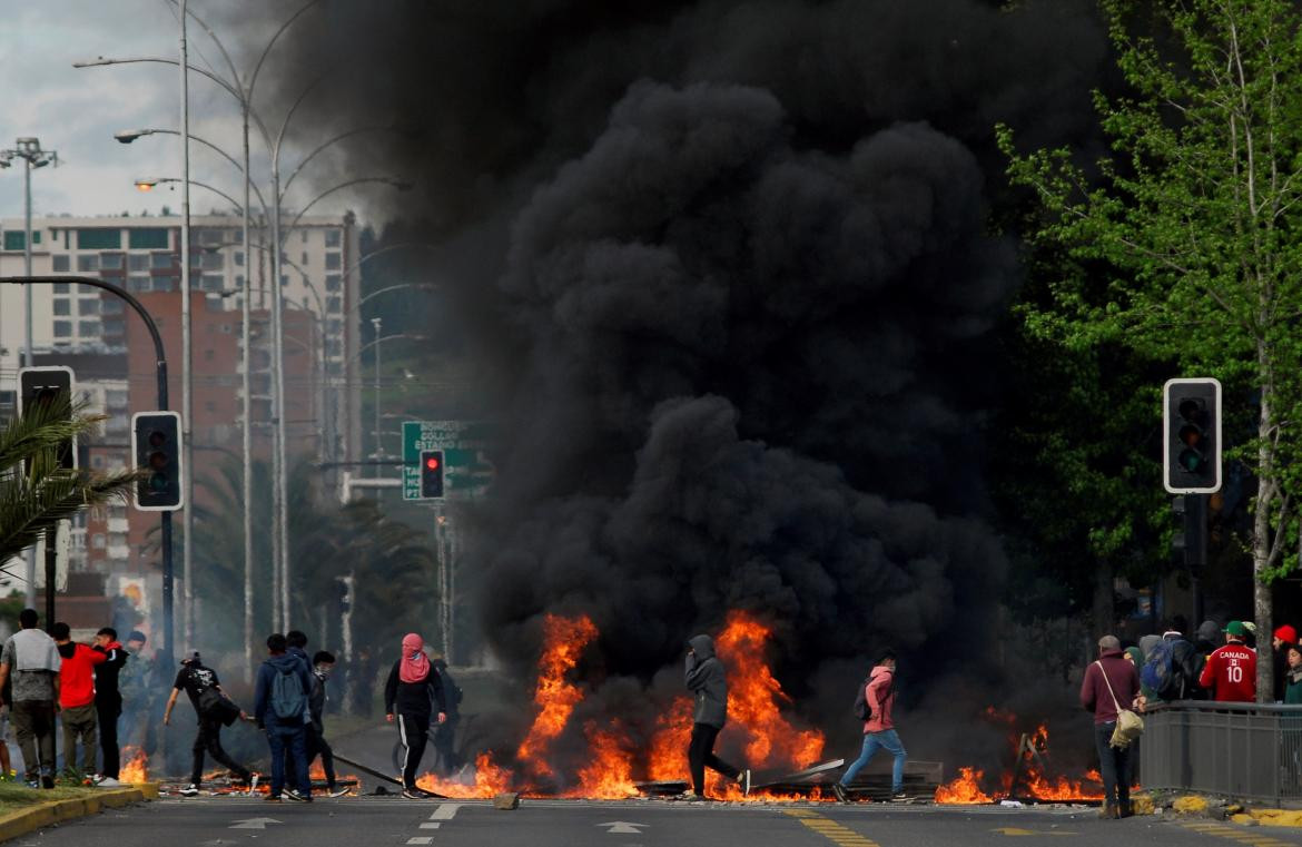Manifestaciones, protestas y tensión en Chile, REUTERS