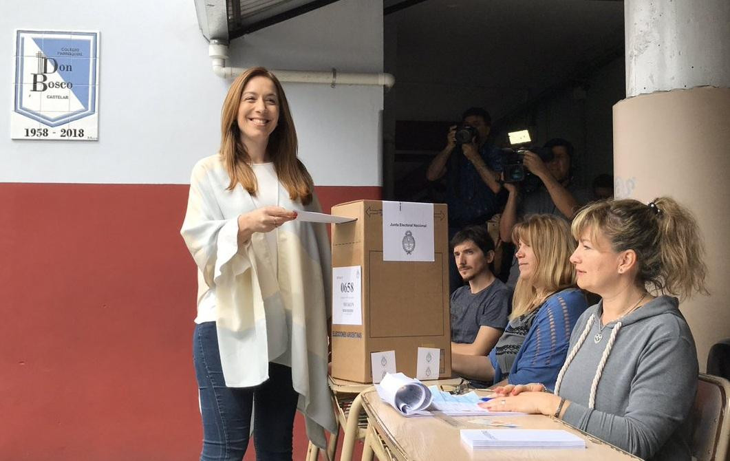 Elecciones 2019, María Eugenia Vidal, votación, 
