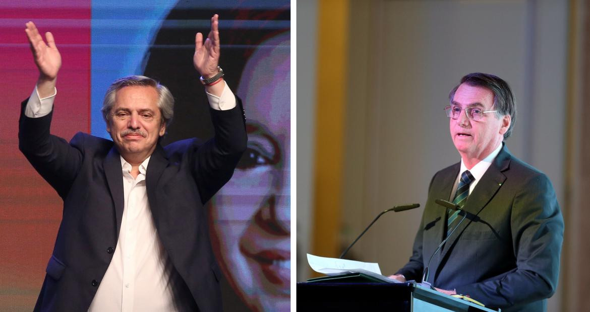 Alberto Fernández y Jair Bolsonaro, elecciones 2019