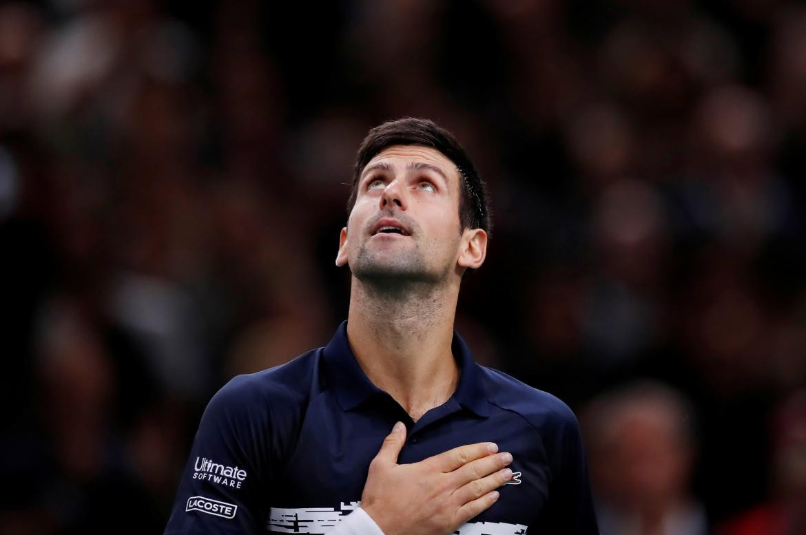 Novak Djokovic, Masters 1000 de París, REUTERS	